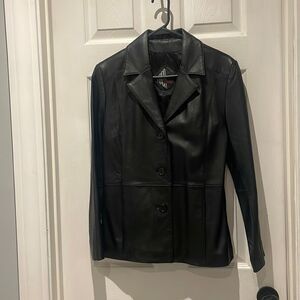 Tibca leather vintage jacket SZ small